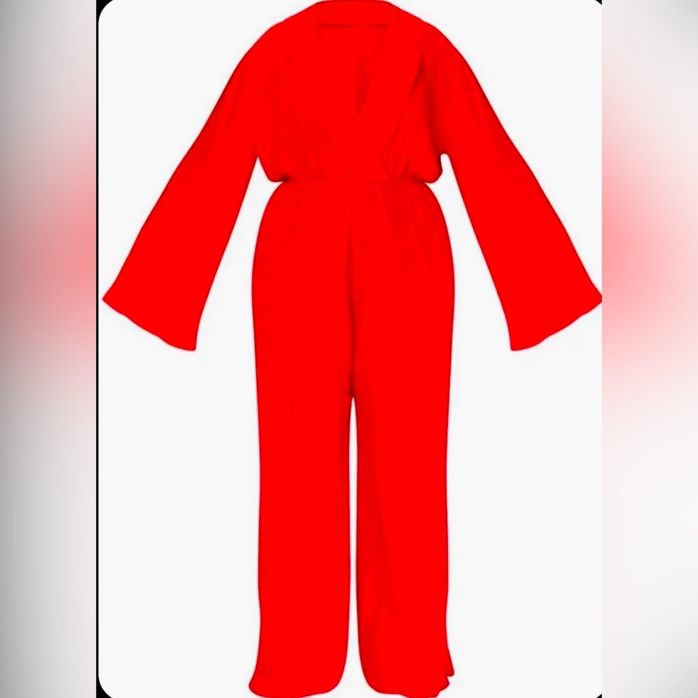 Red jumpsuit